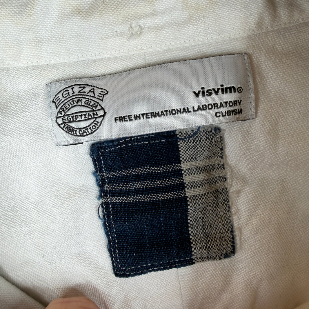 Visvim White Blanket Pocket Button Up Shirt