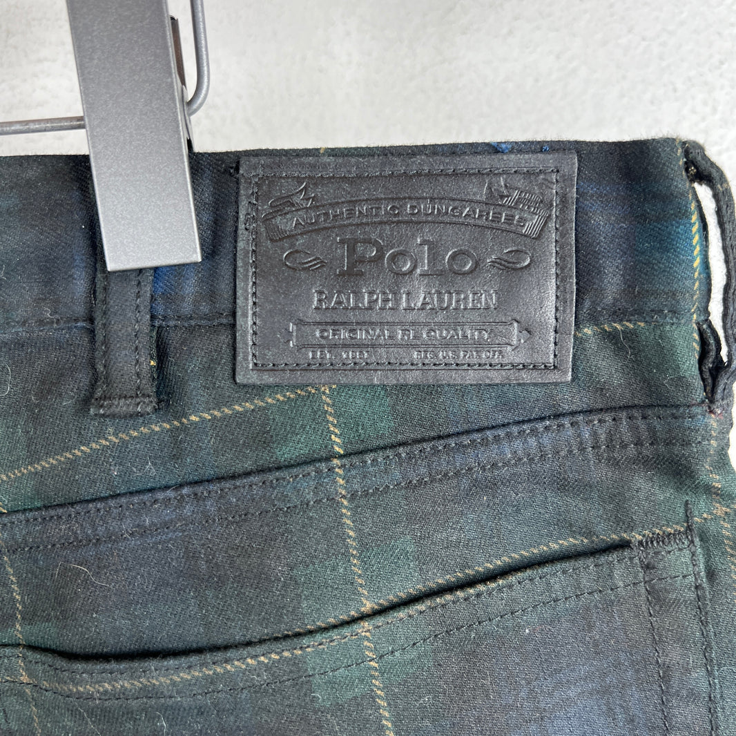 Polo Ralph Lauren Green Plaid Trousers