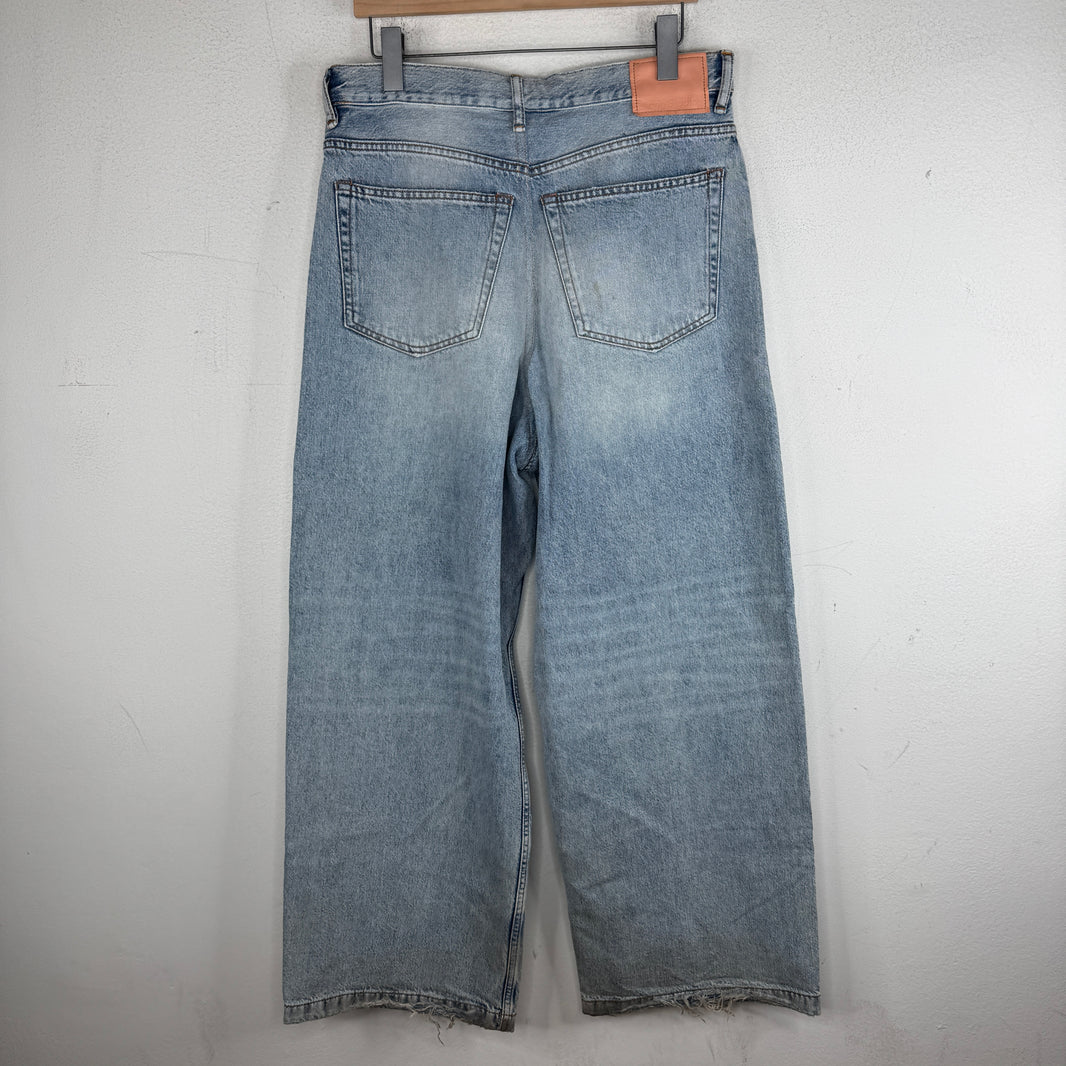 Acne Studios 1989 Light Blue Trash Baggy Jeans