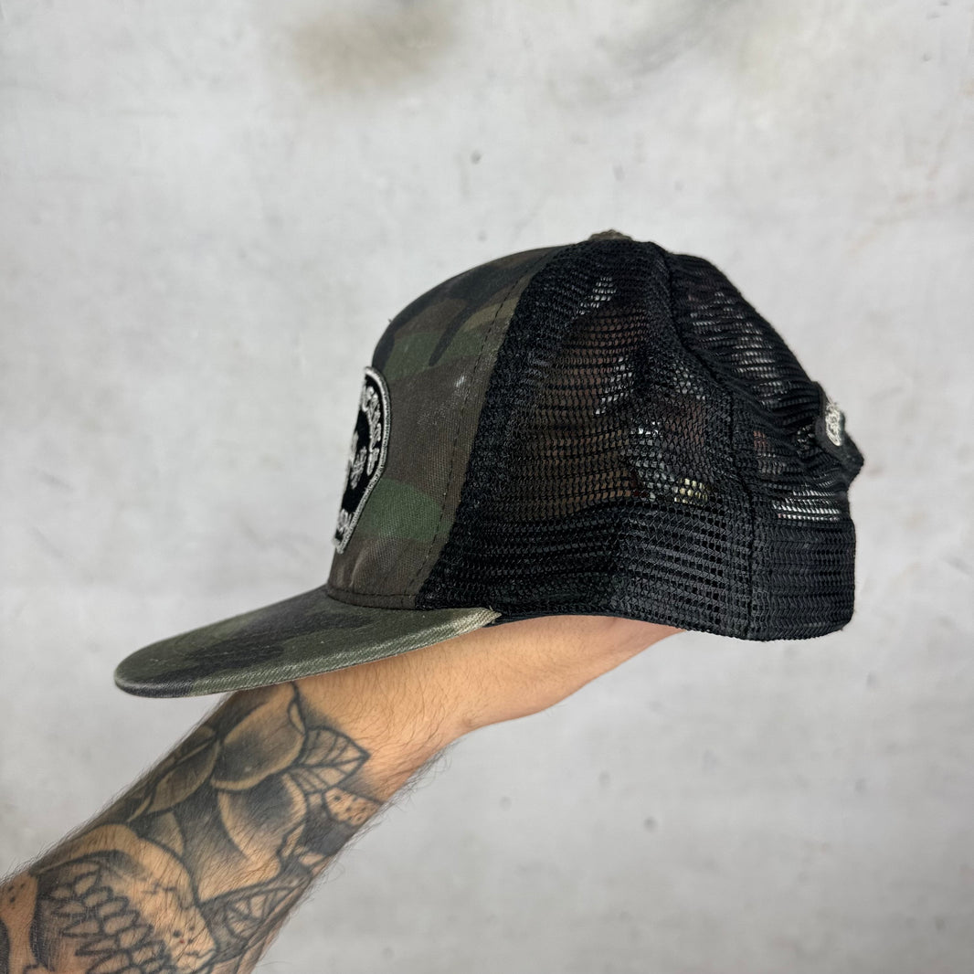 Chrome Hearts King Taco Patch Trucker Camo Hat