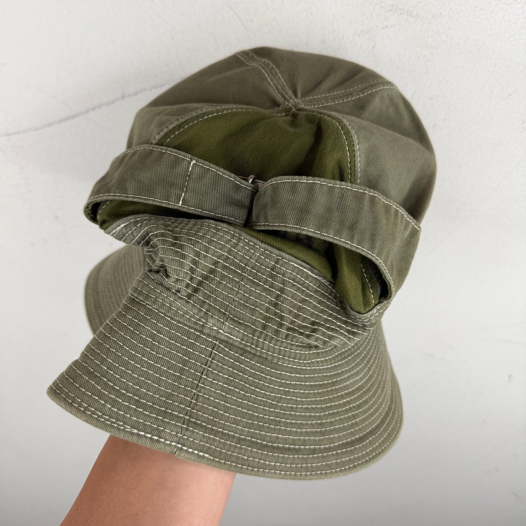 Kapital Old Man And The Sea Olive Bucket Hat