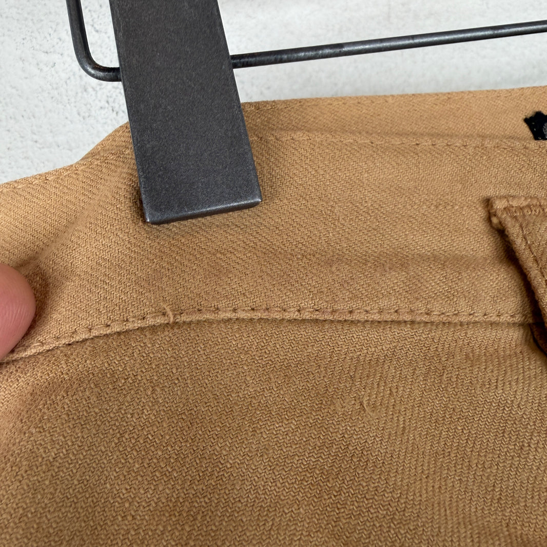 Final Home Tan Double Waist Button Pants