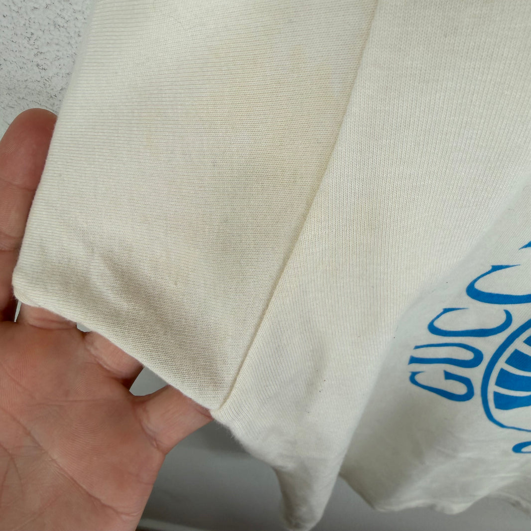 Gucci Blue Disc Logo T-Shirt