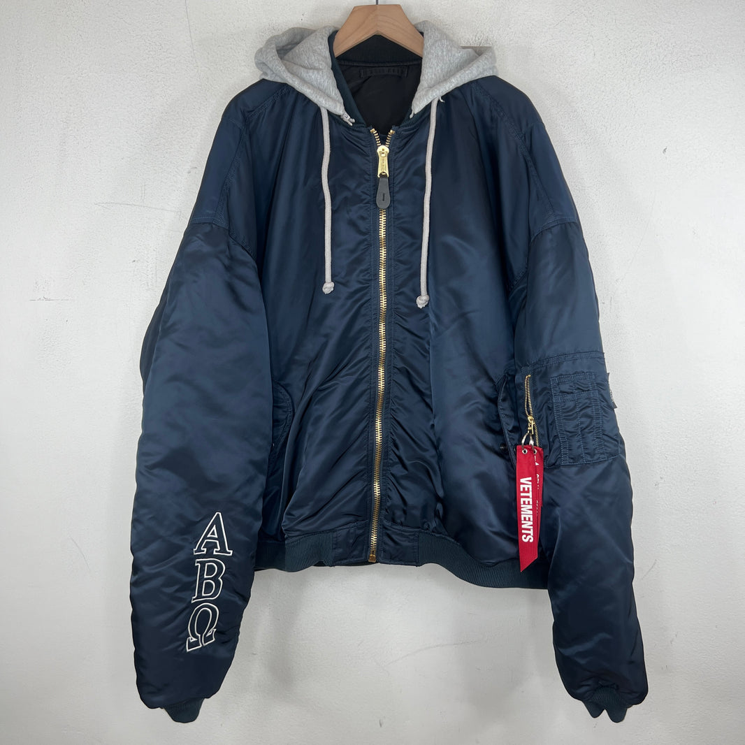 Vetements Alpha Industries Fraternity Bomber Jacket
