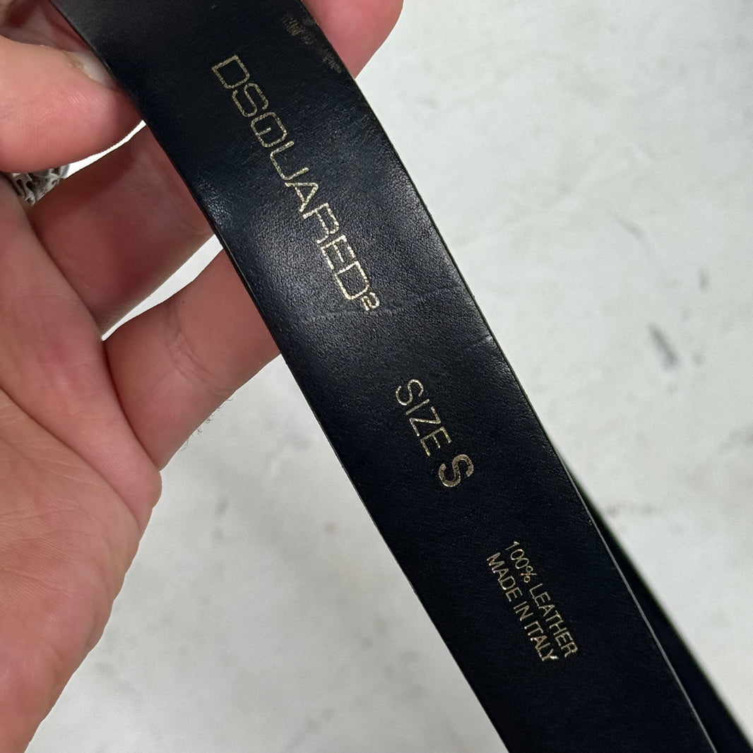 Dsquared Crest Buckle Belt
