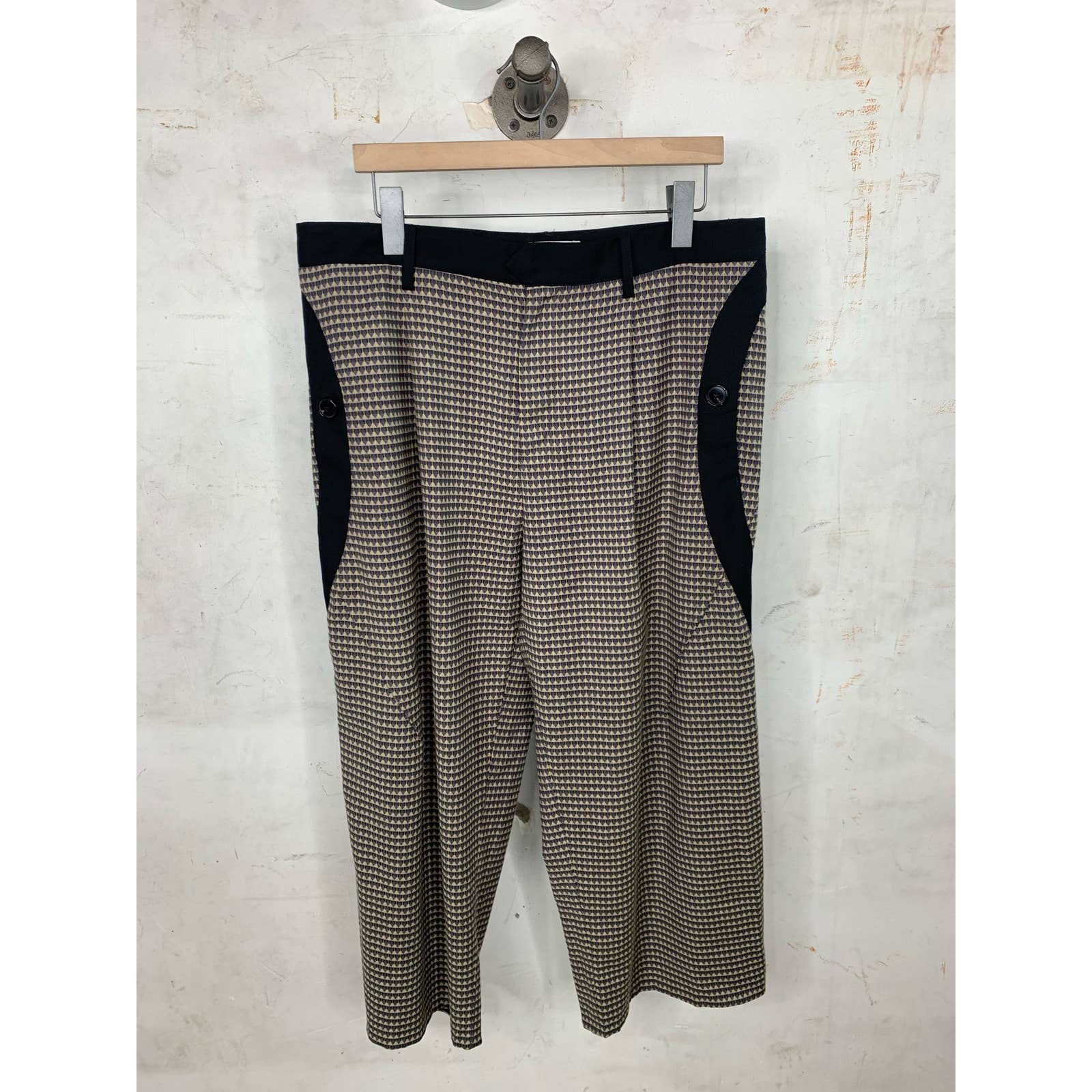 Kiko Patterned Cropped Trousers