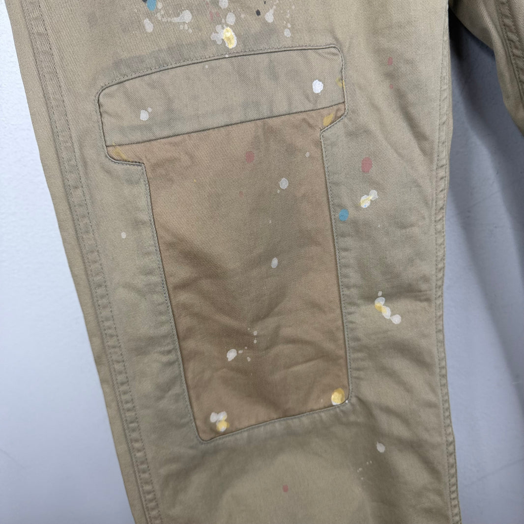 RRL Patchwork Paint Splatter Chino Pants