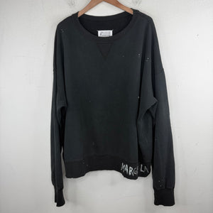 Margiela Paint Splatter Distressed Crewneck