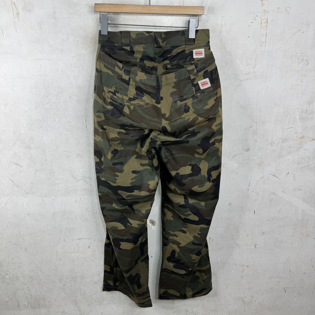 HBA Double-Waisted Camo Pants