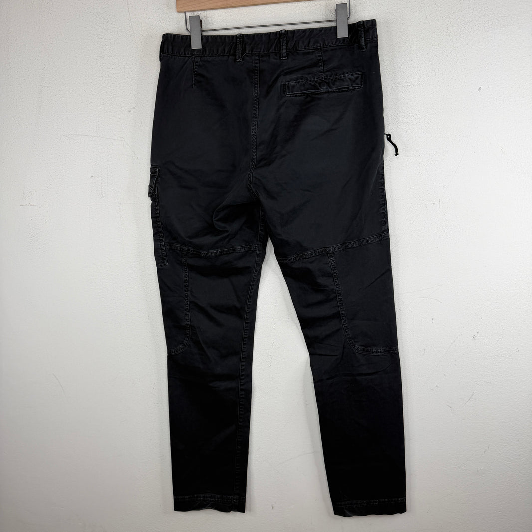 Stone Island Black Patch Cargo Pants