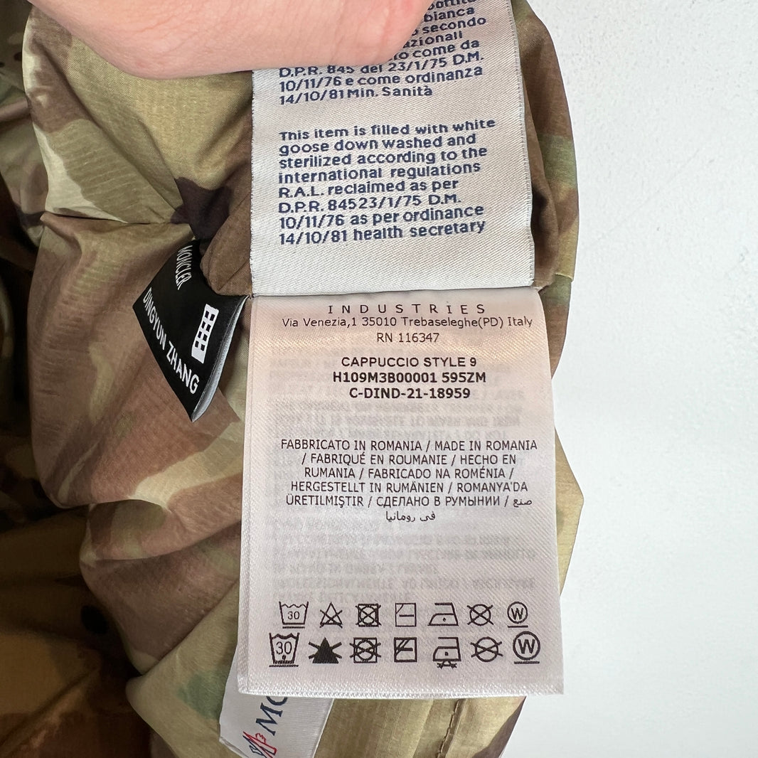 Moncler Dingyun Zhang Camo Helmet Bag