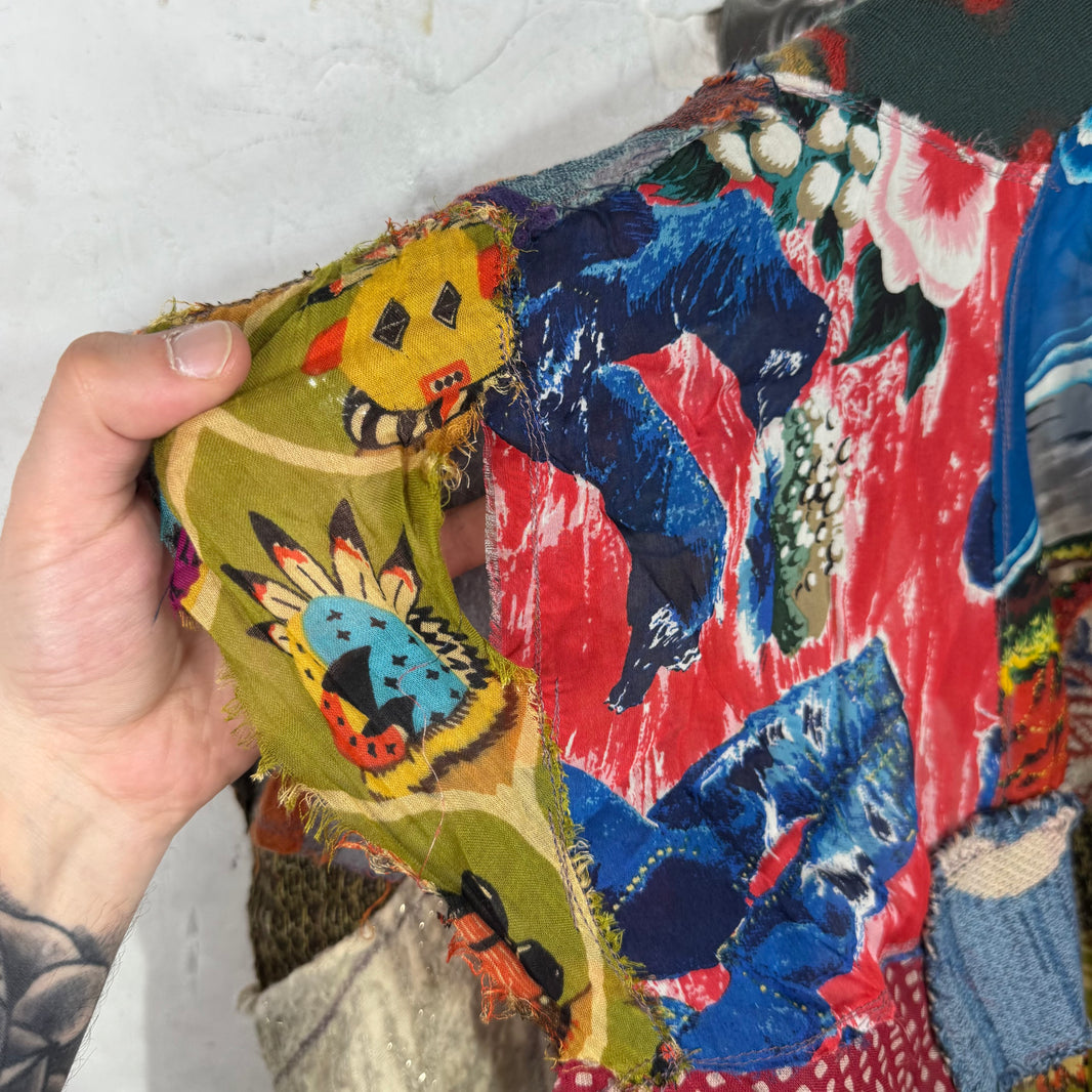 Kapital Long Patchworked Scarf