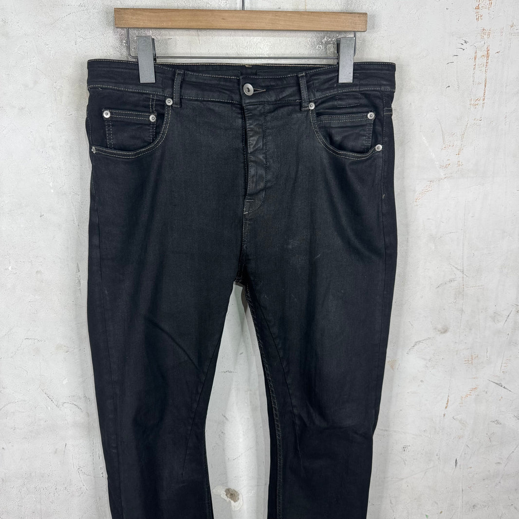 DRKSHDW Waxed Detroit Jeans