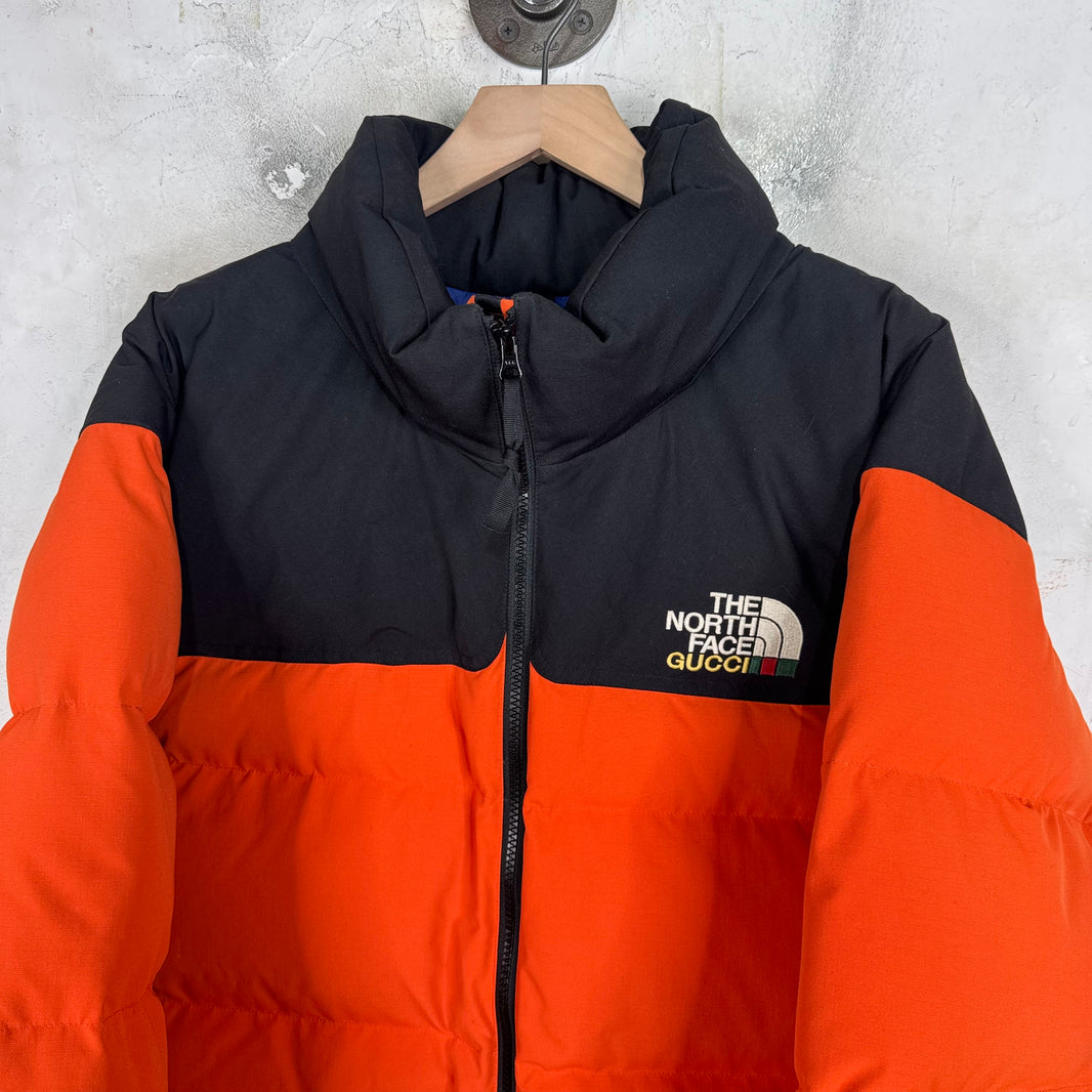 Gucci x TNF Orange Nuptse Jacket