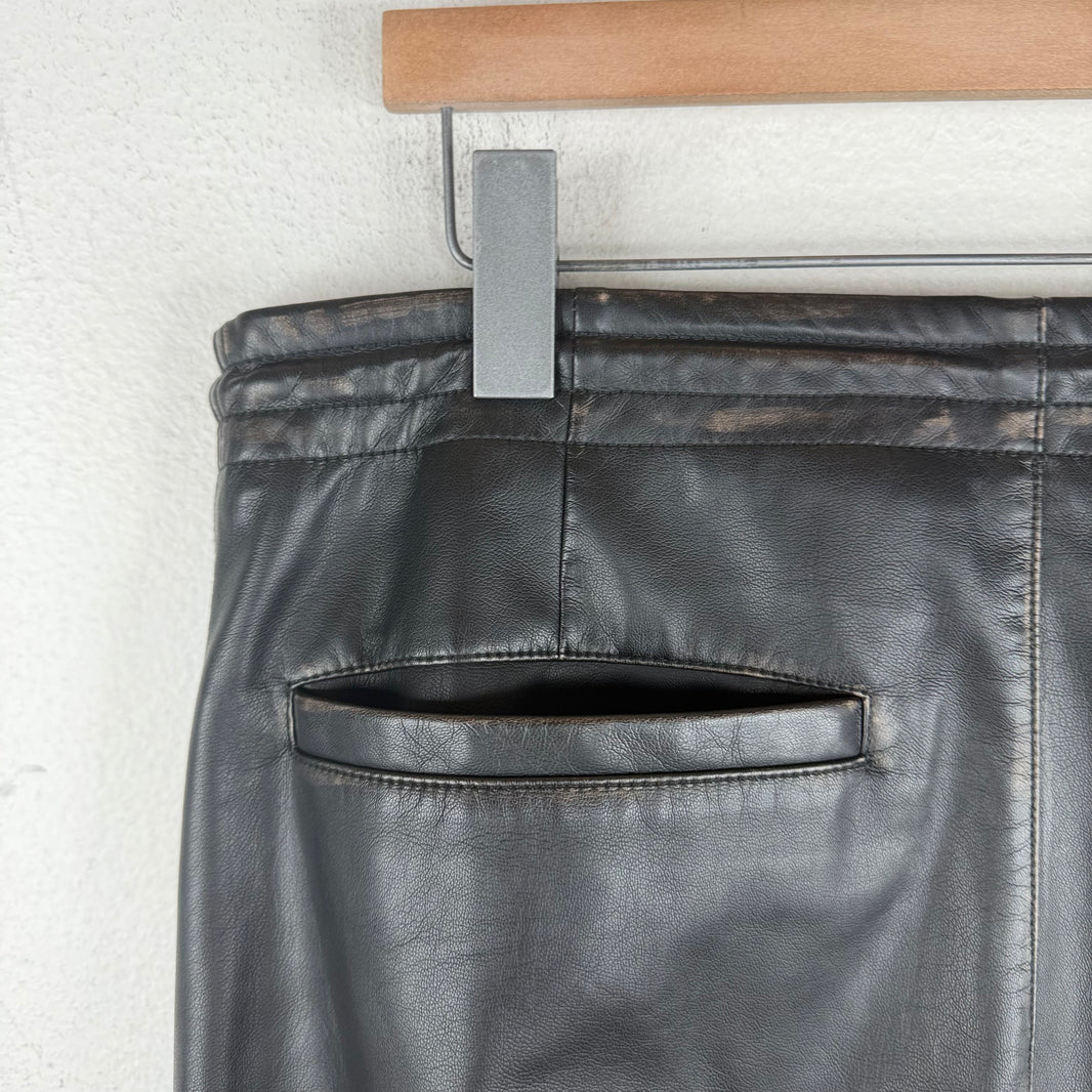Diesel Slim Faux Leather Pants