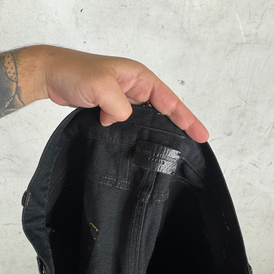 Saint Laurent D02 Oil Spill Jeans