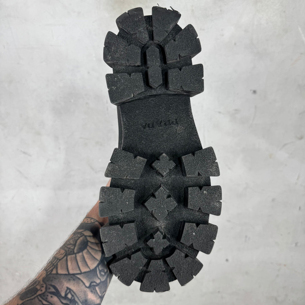 Prada Monolith Duck Boots
