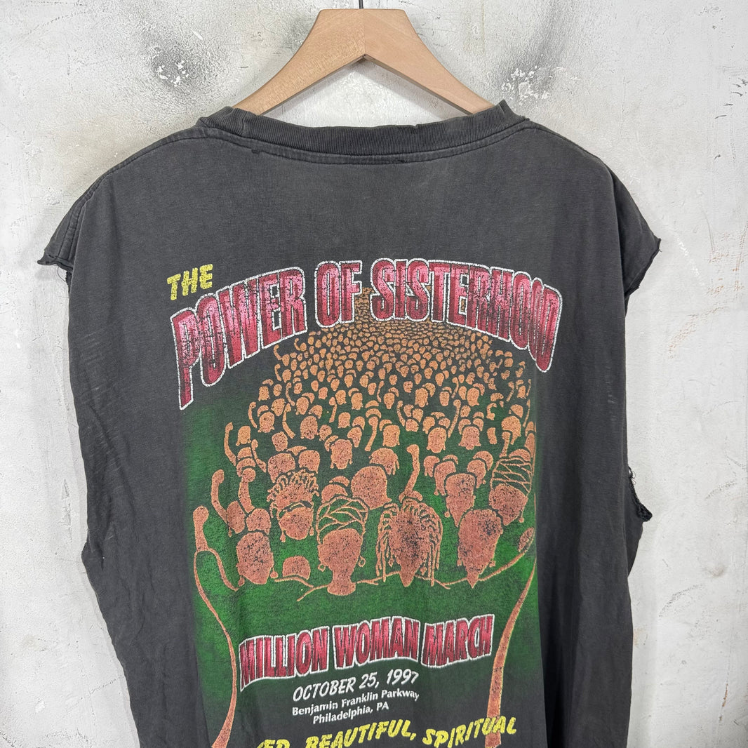 Vintage Smoked Million Woman March Sleeveless T-Shirt