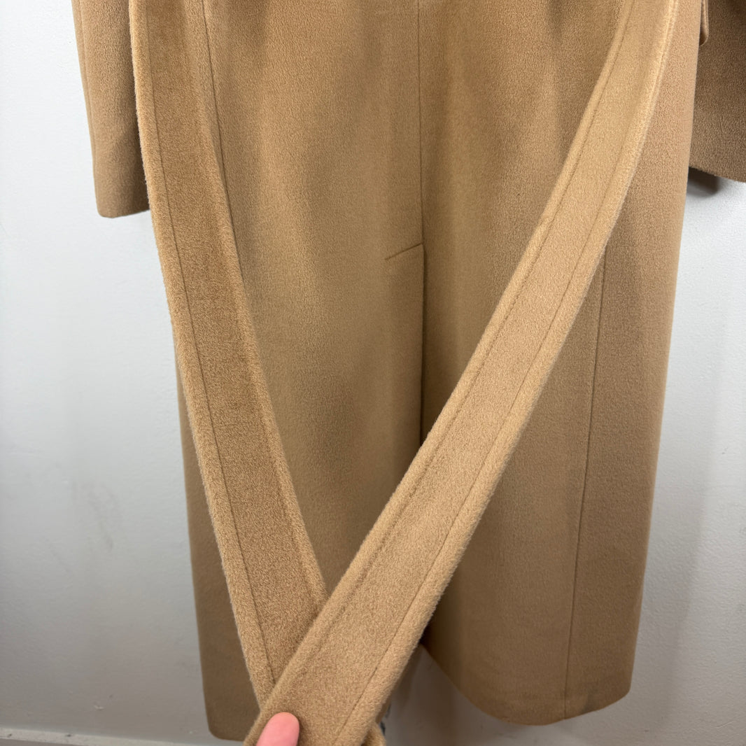 Balenciaga Wool/Cashmere Long Trench Coat