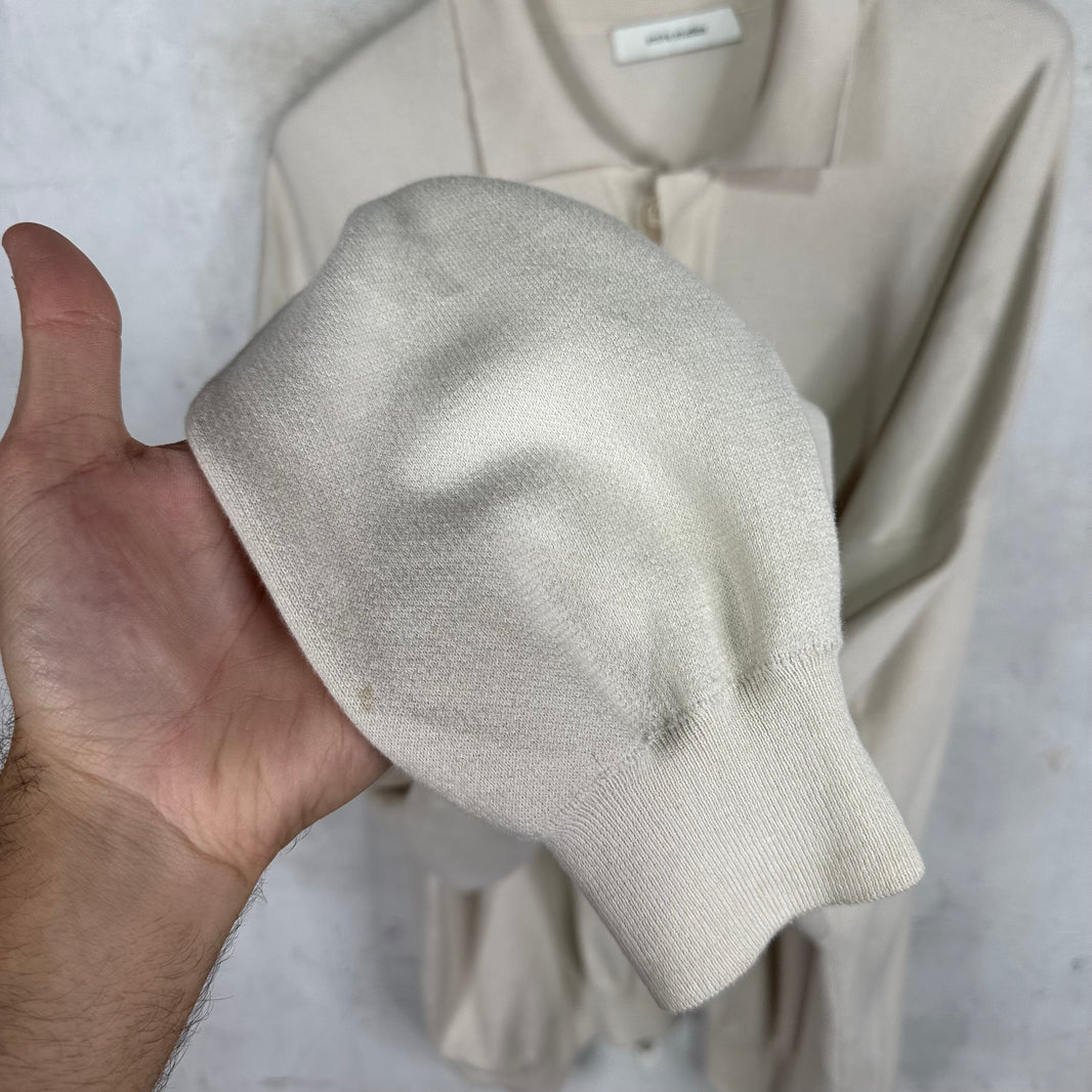 Entire Studios Sample Cream Knitted Rugby