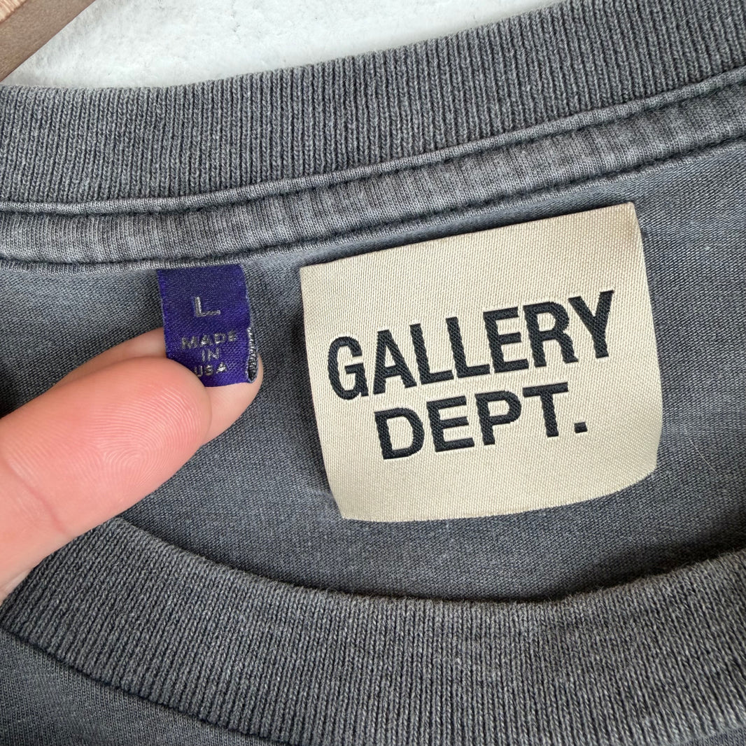 Gallery Dept Sleevless Gray Pocket Logo T-Shirt