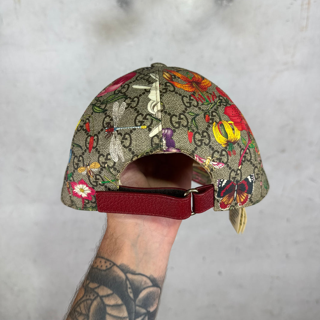 Gucci Floral Monogram Hat