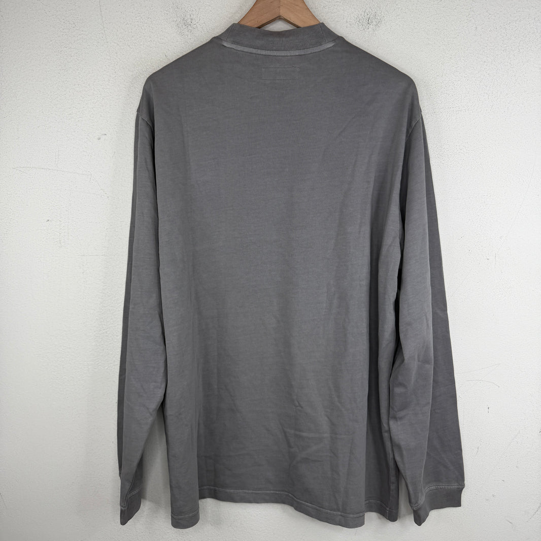 Supreme Gray Small Logo LS Shirt
