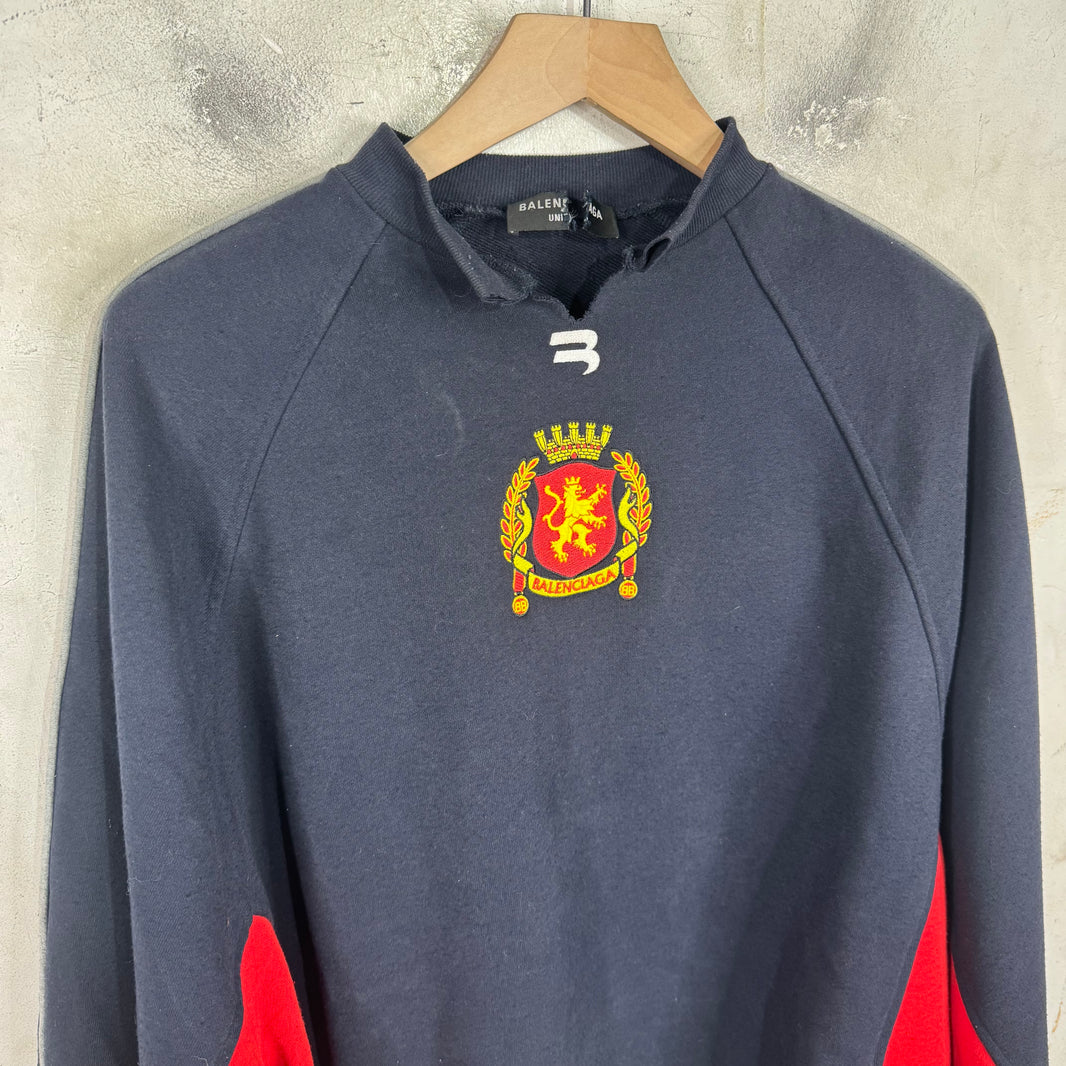 Balenciaga Sporty B Crest Crewneck