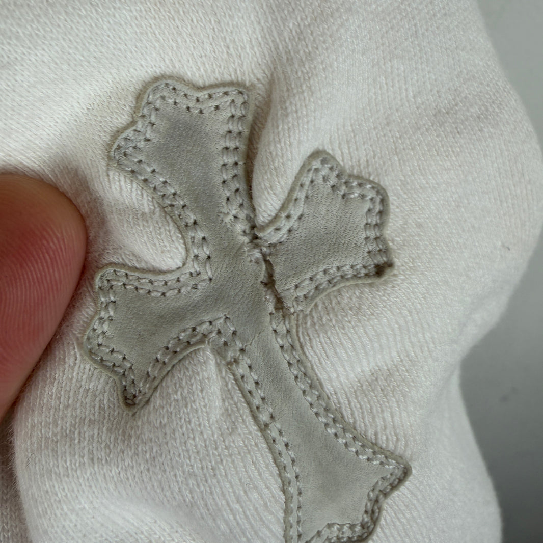 Chrome Hearts White 22 Patch Sweater