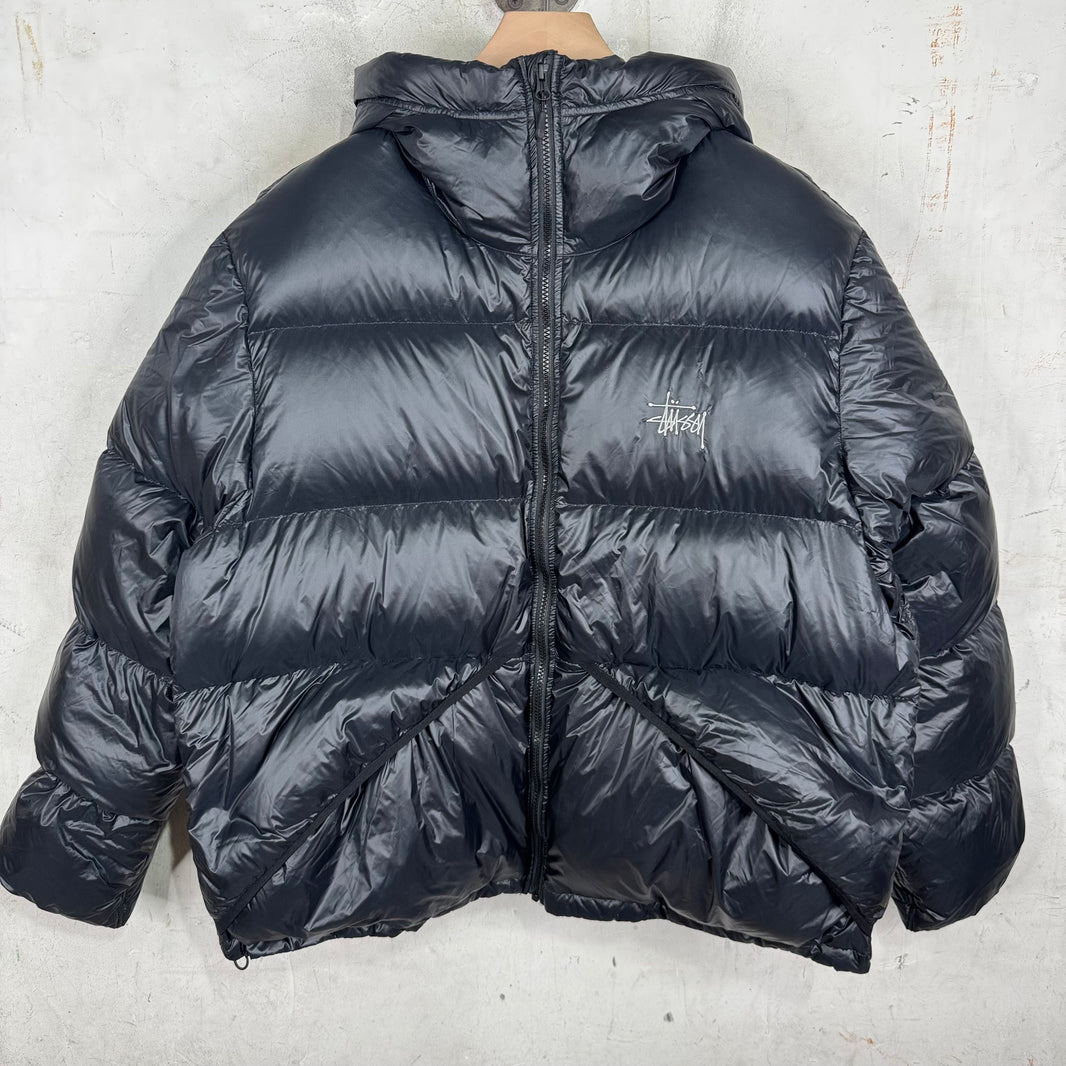 Stussy Black Micro Ripstop Jacket