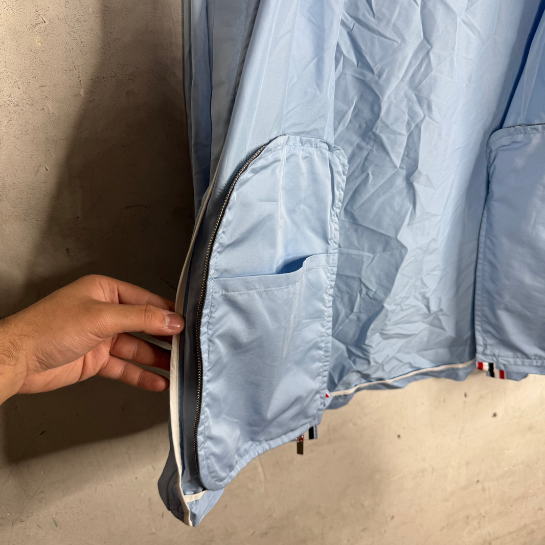 Thom Browne Blue Packable Track Jacket
