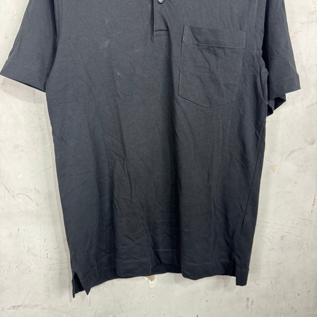 Dries Van Noten Black Polo