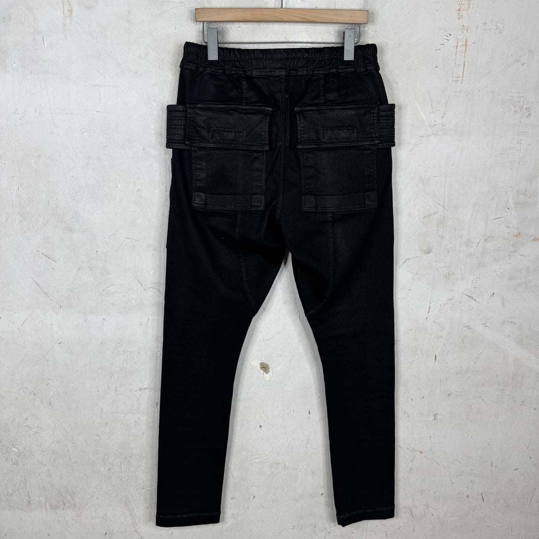 DRKSHDW Waxed Creatch Pants