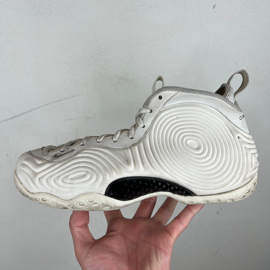 CDG Nike White Foamposite Sneakers