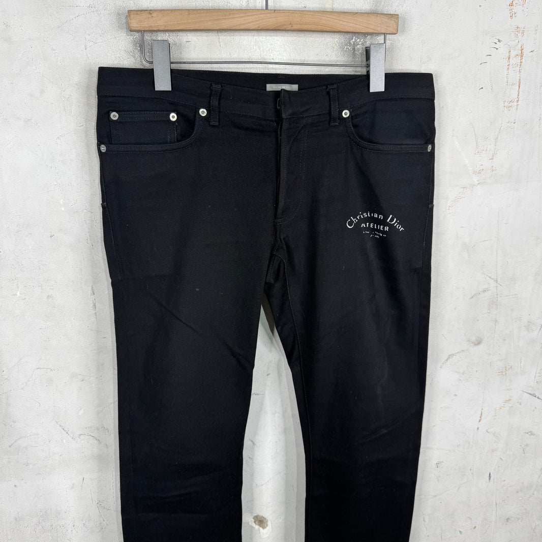 Dior Atelier Black Skinny Jeans