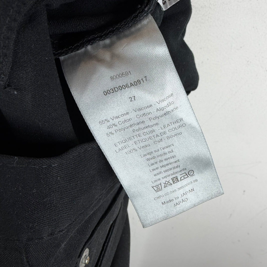 Dior Altered Black Skinny Jeans