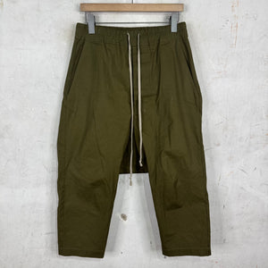 Rick Owens Sisyphus Dirty Green Capris