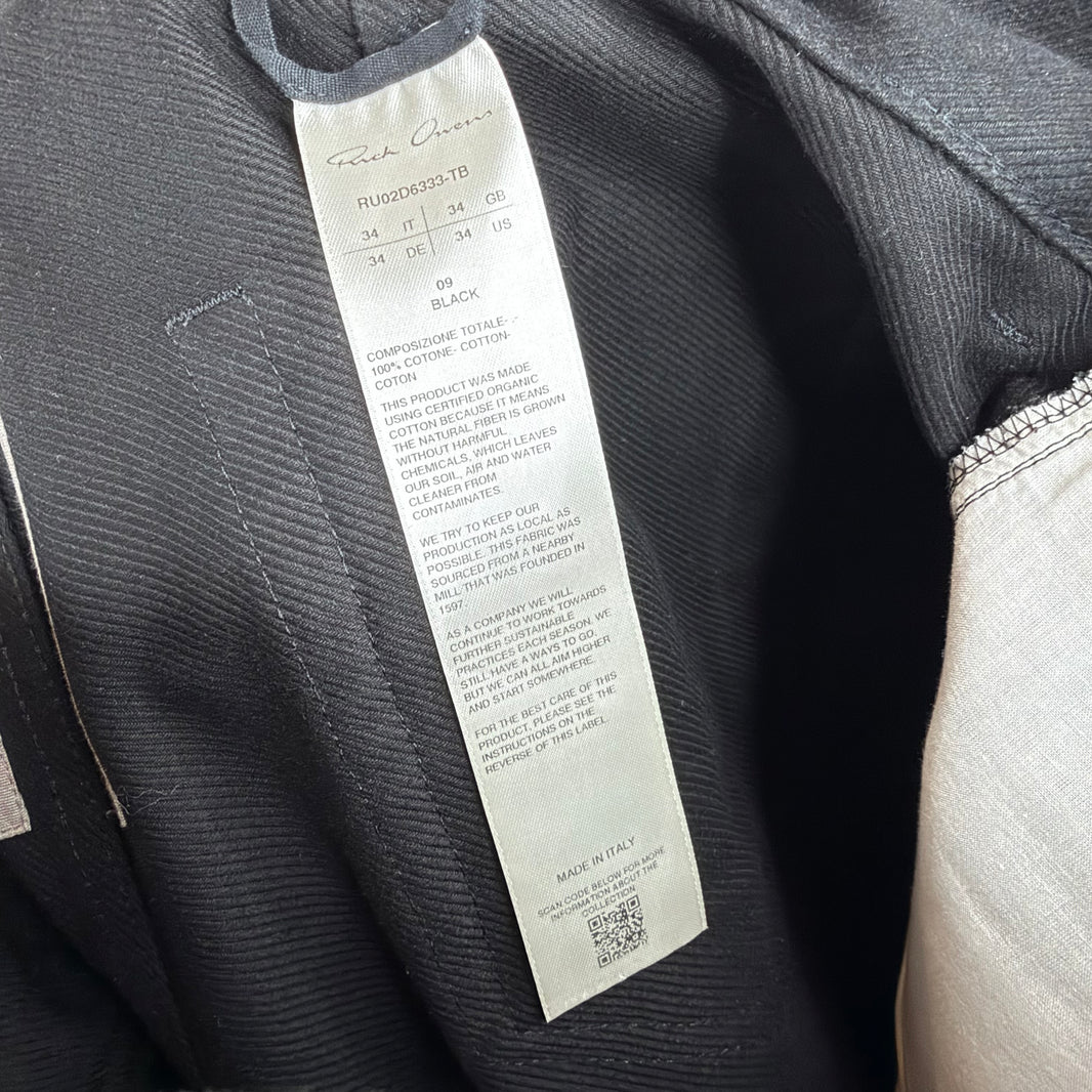 Rick Owens Twill Geth Pants