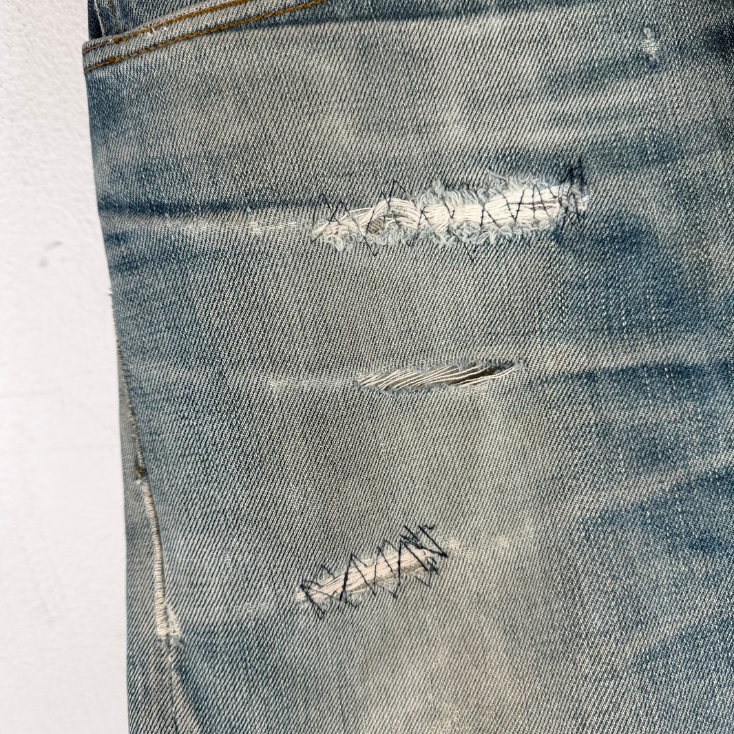 Dior Smoked Skinny Jean Shorts