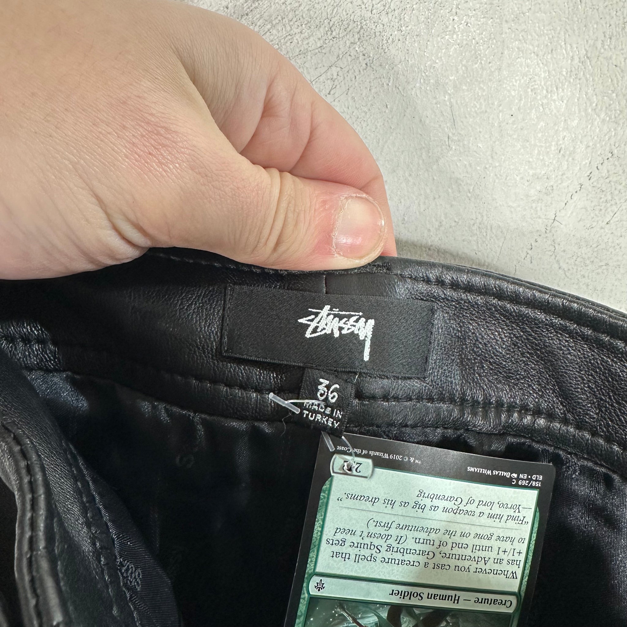 Stussy Leather Cargo Pants – www.Lukes.store