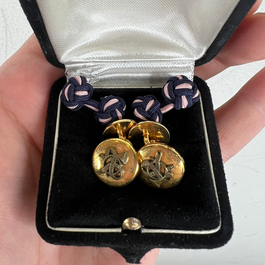 Hermes Gold Cufflinks
