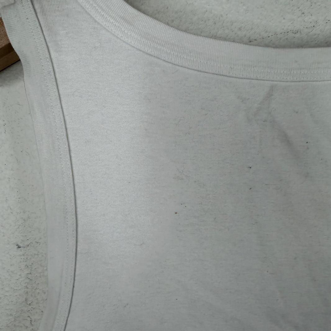 Prada White Badge Tank Top