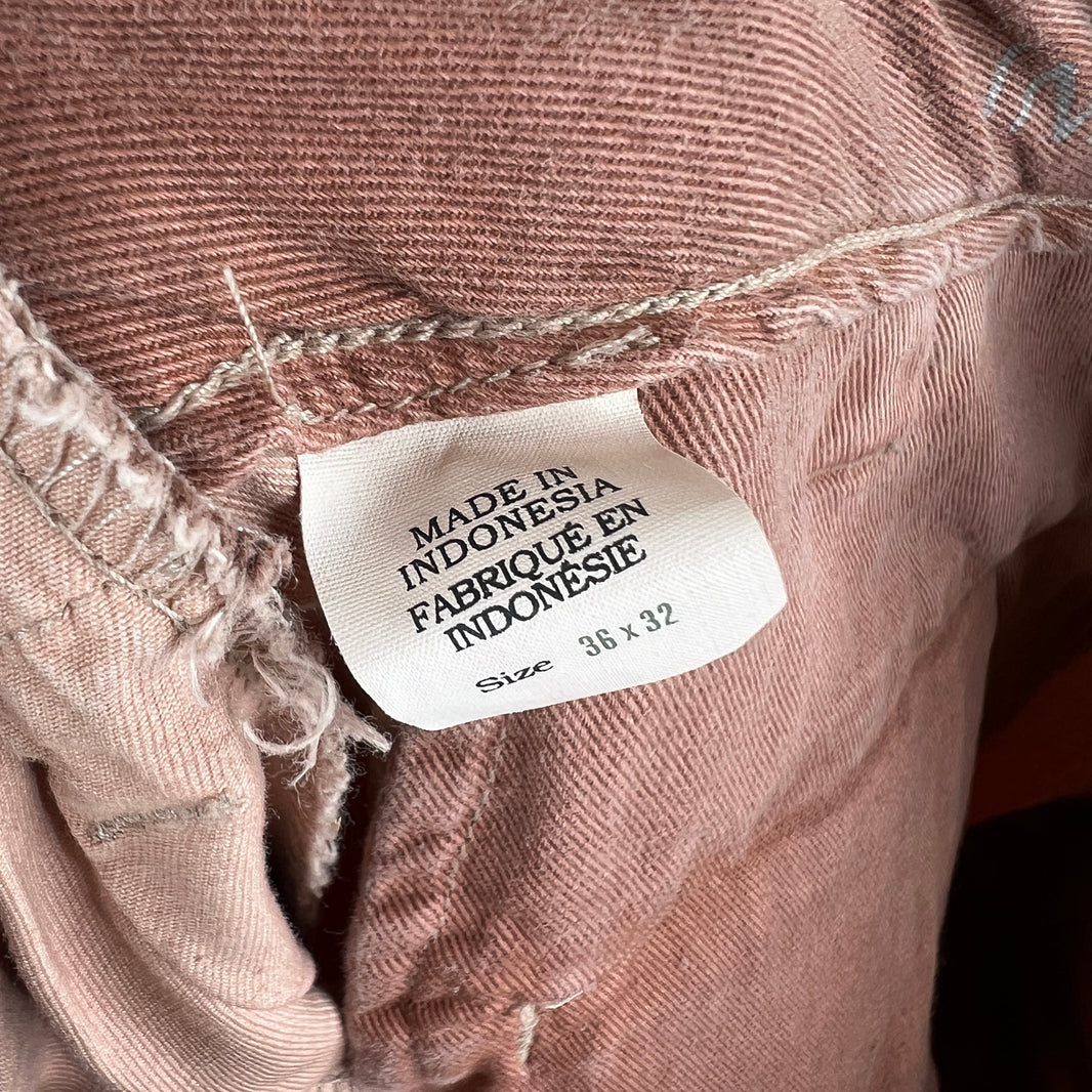 RRL Pink Officer Fit Chino Trousers
