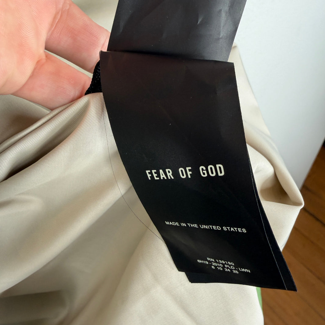 Fear of God Green 3M Reflective Snap Button S/S Shirt
