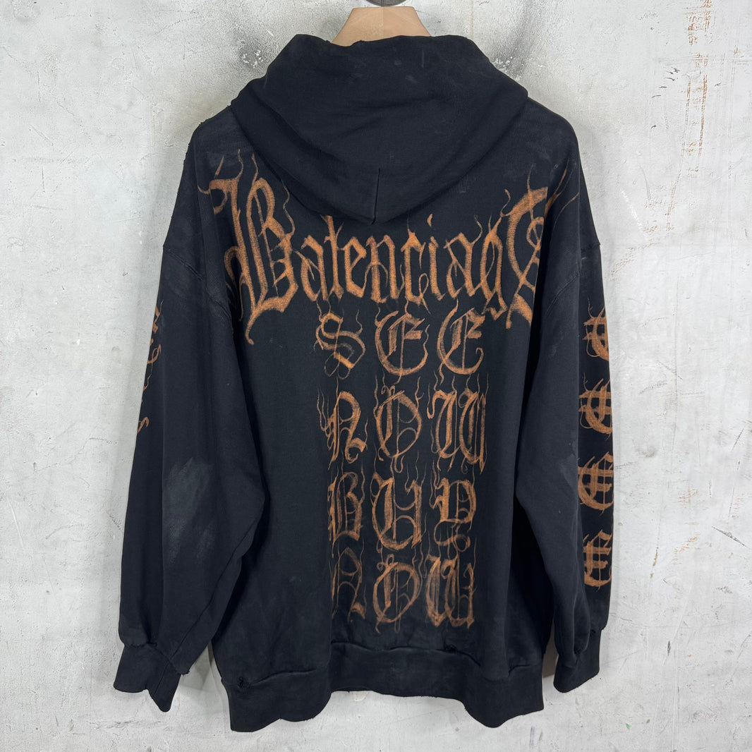 Balenciaga Heavy Metal 3B Zip Hoodie