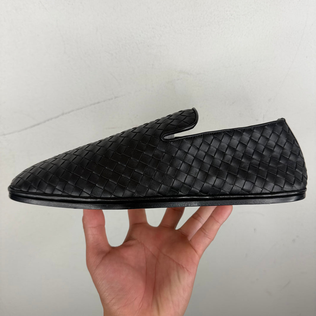 Bottega Veneta Intrecciato Leather Sunday Slippers