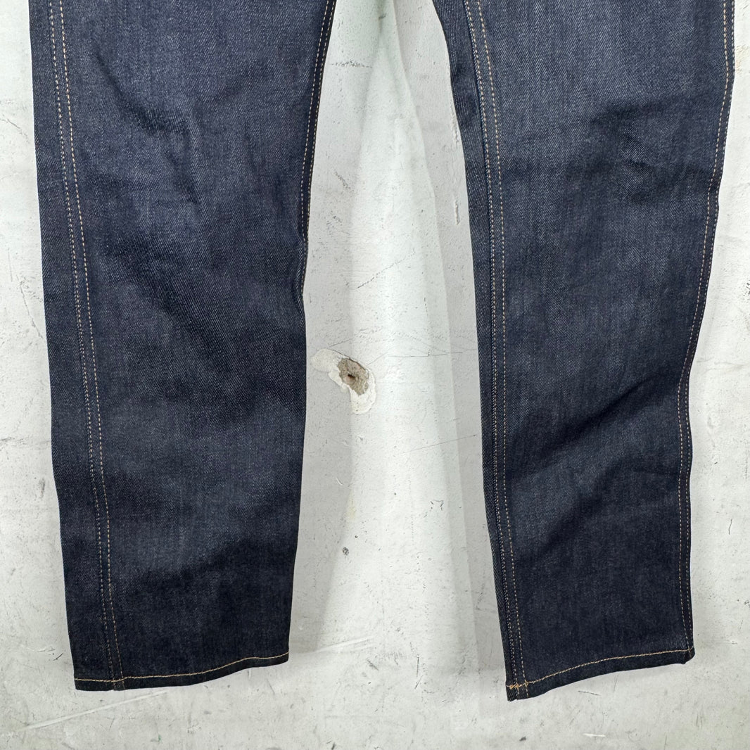 Gucci Tiger Patch Raw Denim Jeans