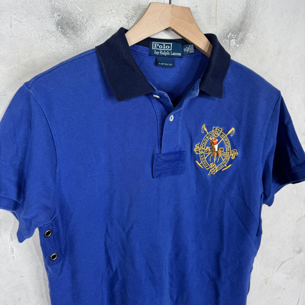 Ralph Lauren Royal Blue Crested Polo