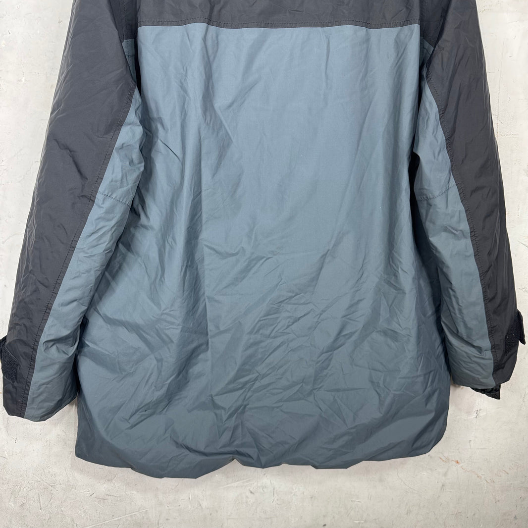 Prada Padded Striped Long Parka Jacket