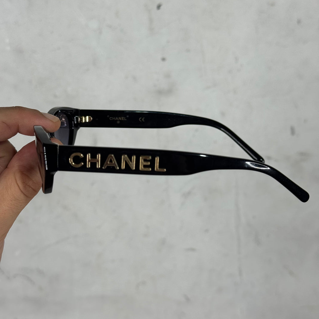 Chanel 71280A Cat-Eye Logo Sunglasses